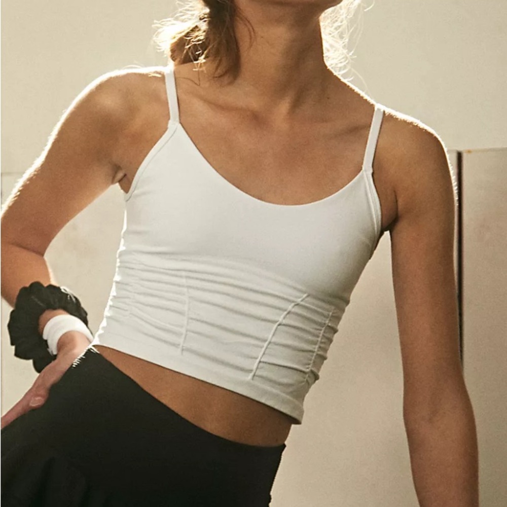 free people movement good karma ruched tank
